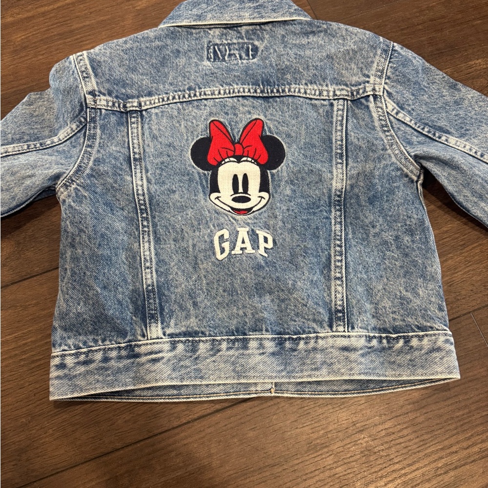 Disney Kids Light Blue Acid Wash Denim Jacket